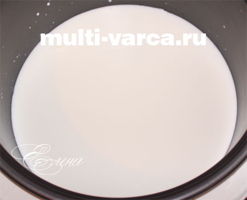 як приготувати йогурт у мультиварці